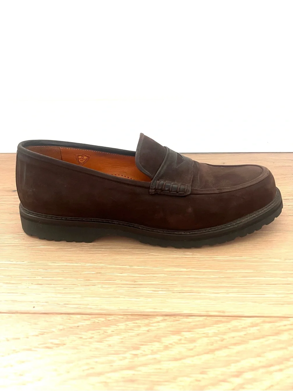 Cole Haan Men's Suede Penny Loafers Size 9 Shoe